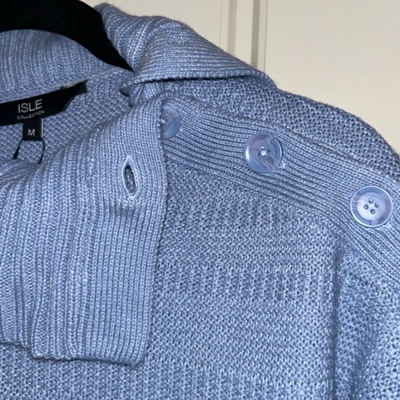 Baby Blue Turtle Neck Sweater - Picture 2 of 6